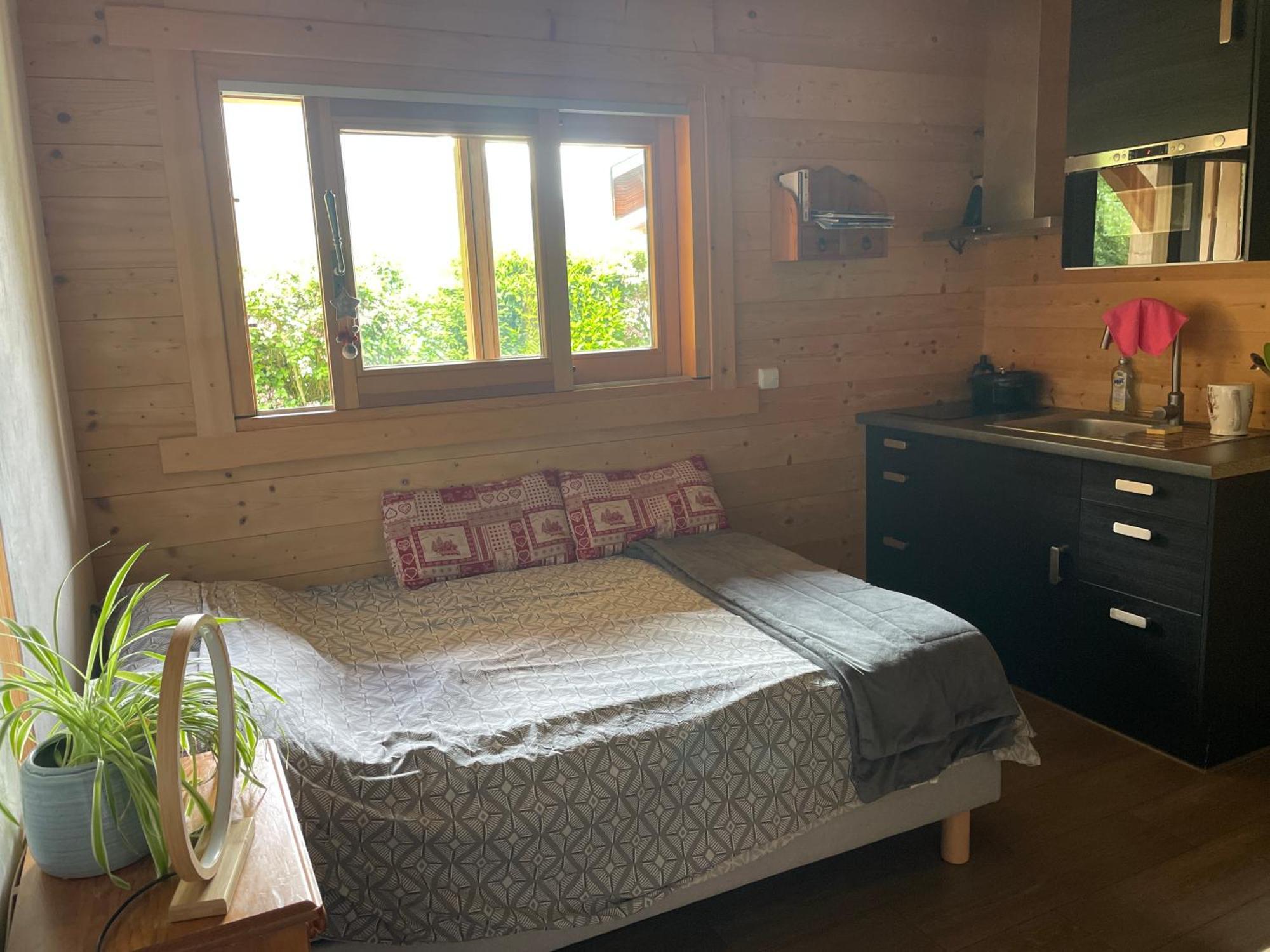 Studio 1 Piece Situe Dans Un Chalet 보포르 외부 사진